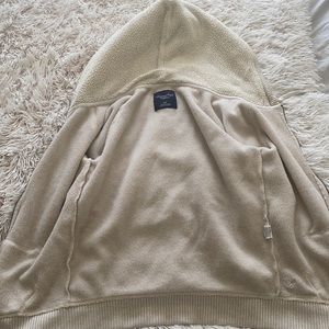 Fleece zip up hoodie